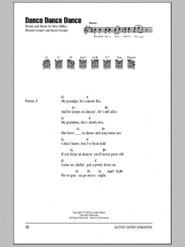 page one of Dance Dance Dance (Guitar Chords/Lyrics)