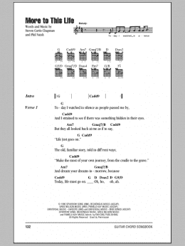 page one of More To This Life (Guitar Chords/Lyrics)