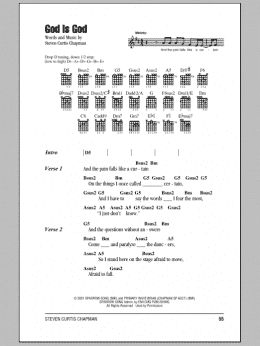 page one of God Is God (Guitar Chords/Lyrics)