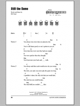 page one of Still The Same (Guitar Chords/Lyrics)