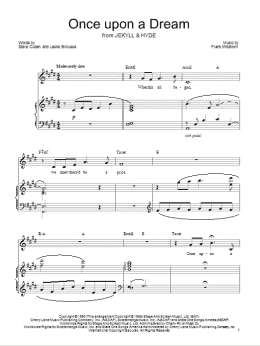 page one of Once Upon A Dream (Piano & Vocal)