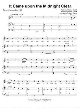 page one of It Came Upon The Midnight Clear (Piano & Vocal)