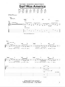 page one of Surf Wax America (Guitar Tab)