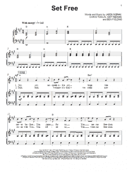 page one of Set Free (Piano, Vocal & Guitar Chords (Right-Hand Melody))