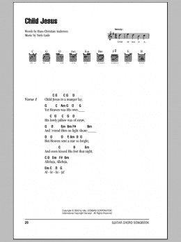 page one of Child Jesus (Guitar Chords/Lyrics)