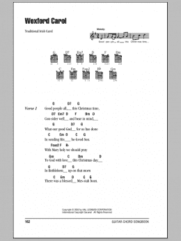 page one of Wexford Carol (Guitar Chords/Lyrics)