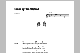 page one of Down By The Station (Guitar Chords/Lyrics)