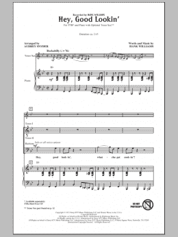 page one of Hey, Good Lookin' (TTB Choir)