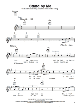 page one of Stand By Me (Ukulele)