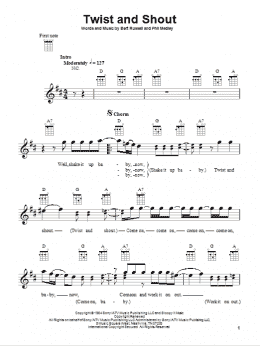 page one of Twist And Shout (Ukulele)