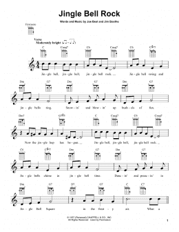 page one of Jingle-Bell Rock (Ukulele)