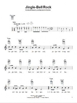 page one of Jingle-Bell Rock (Ukulele)