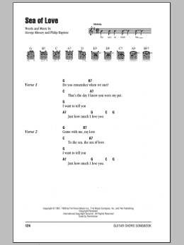 page one of Sea Of Love (Guitar Chords/Lyrics)