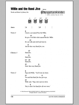 page one of Willie And The Hand Jive (Guitar Chords/Lyrics)