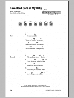 page one of Take Good Care Of My Baby (Guitar Chords/Lyrics)