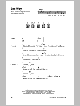 page one of One Way (Guitar Chords/Lyrics)