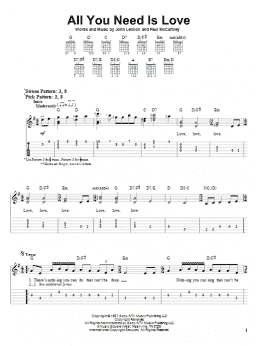 All The Small Things sheet music for guitar solo (easy tablature)