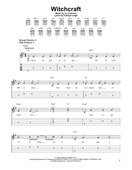 page one of Witchcraft (Easy Guitar Tab)