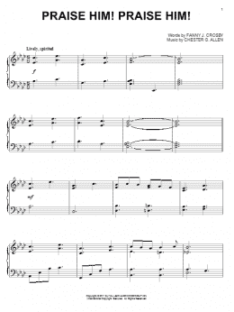 page one of Praise Him! Praise Him! (Piano Solo)