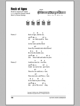 page one of Rock Of Ages (Guitar Chords/Lyrics)