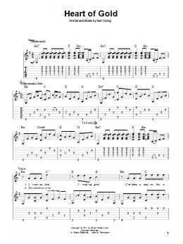 page one of Heart Of Gold (Solo Guitar)