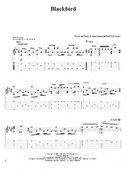 page one of Blackbird (Solo Guitar)