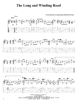 page one of The Long And Winding Road (Solo Guitar)