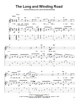 page one of The Long And Winding Road (Solo Guitar)