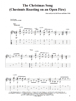 page one of The Christmas Song (Chestnuts Roasting On An Open Fire) (Solo Guitar)