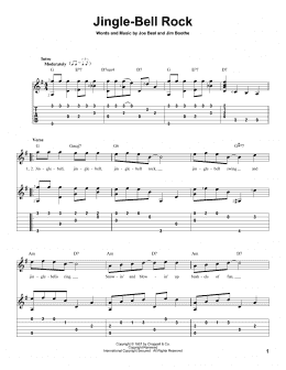 page one of Jingle-Bell Rock (Solo Guitar)