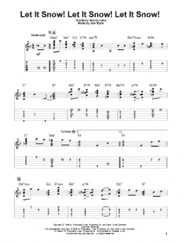 page one of Let It Snow! Let It Snow! Let It Snow! (Solo Guitar)