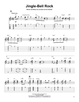 page one of Jingle-Bell Rock (Solo Guitar)