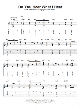 page one of Do You Hear What I Hear (Solo Guitar)