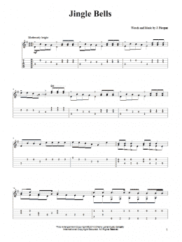 page one of Jingle Bells (Solo Guitar)