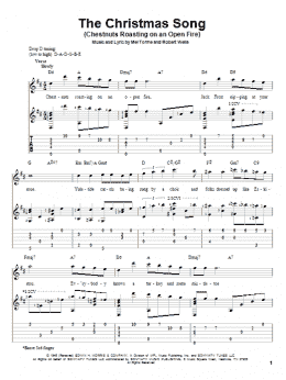 page one of The Christmas Song (Chestnuts Roasting On An Open Fire) (Solo Guitar)