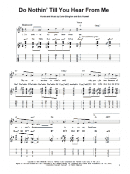 page one of Do Nothin' Till You Hear From Me (Solo Guitar)