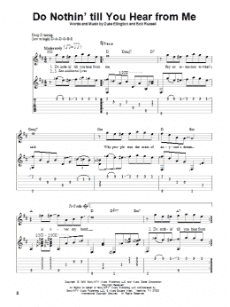 page one of Do Nothin' Till You Hear From Me (Solo Guitar)