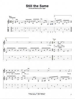 page one of Still The Same (Solo Guitar)