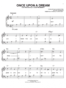 page one of Once Upon A Dream (Easy Piano)