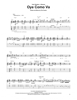 page one of Oye Como Va (Guitar Tab)