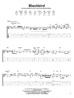 page one of Blackbird (Solo Guitar)