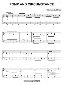 page one of Pomp And Circumstance (Piano Solo)