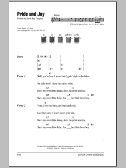 page one of Pride And Joy (Guitar Chords/Lyrics)