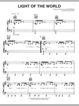 page one of Light Of The World (Piano, Vocal & Guitar Chords (Right-Hand Melody))