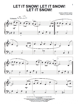 page one of Let It Snow! Let It Snow! Let It Snow! (Beginning Piano Solo)