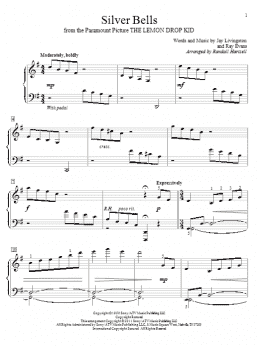 page one of Silver Bells (Educational Piano)