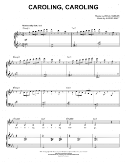 page one of Caroling, Caroling (Piano & Vocal)