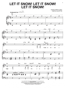 page one of Let It Snow! Let It Snow! Let It Snow! (Piano & Vocal)