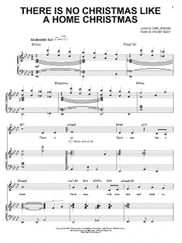 page one of There Is No Christmas Like A Home Christmas (Piano & Vocal)