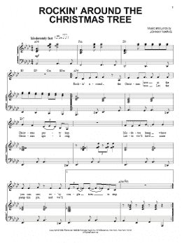 page one of Rockin' Around The Christmas Tree (Piano & Vocal)